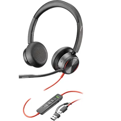 Qulaqlıq Poly Blackwire 8225 Stereo USB-C +USB-C/A Adapter (8X223AA)