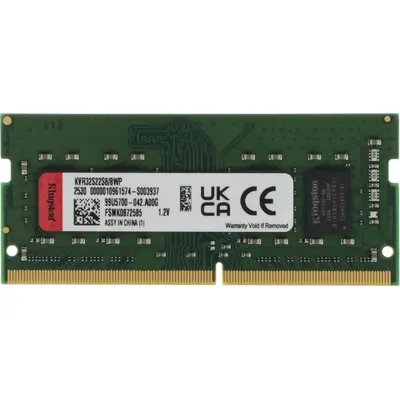 Operativ yaddaş (RAM) Kingston ValueRAM 8GB DDR4 3200 CL22 1Rx8 SODIMM (KVR32S22S8/8WP)