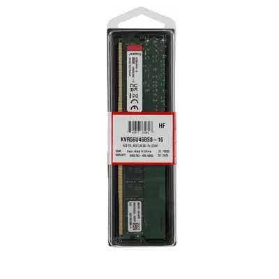 Server üçün RAM Kingston ValueRAM 16GB DDR5 5600 MT/s Non-ECC CL46 1Rx8 UDIMM (KVR56U46BS8-16)
