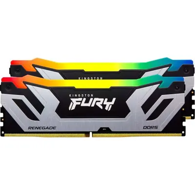 Operativ yaddaş (RAM) Kingston FURY Renegade RGB 48GB (2x24GB) DDR5 8800MT/s CUDIMM, gümüşü-qara (KF588CU42RSAK2-48)
