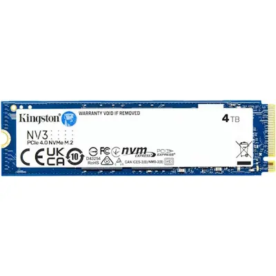 SSD Kingston NV3 4TB PCIe 4.0 NVMe M.2 (SNV3S/4000G)