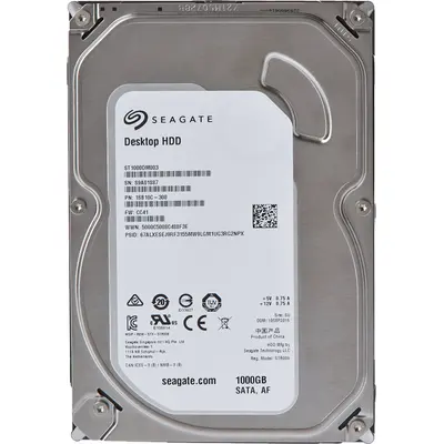 Sərt disk (HDD) Seagate 1TB Desktop SATA 6GB/s 64MB Cache 7200RPM (ST1000DM003)