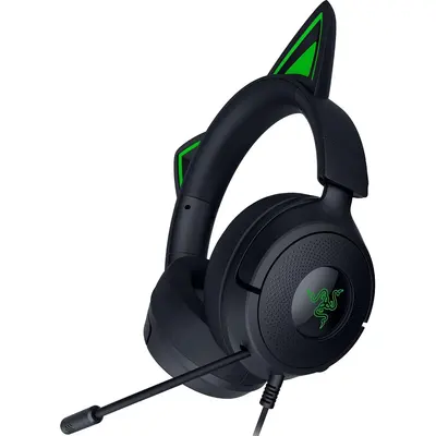 Gaming qulaqlıq Razer Kraken Kitty V3 X, mini-jack, 1.3m, white (RZ04-05350300-R3M1)