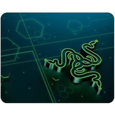 Gaming mousepad Razer Goliathus Mobile, S (215x270x1.5mm), black-green (RZ02-01820200-R3M1)