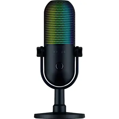 Gaming mikrofon Razer Seiren V3 Chroma, Uni, RGB, USB-A, 2m, black (RZ19-05060100-R3M1)