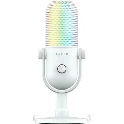 Gaming mikrofon Razer Seiren V3 Chroma, Uni, RGB, USB-A, 2m, white (RZ19-05060200-R3M1)