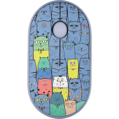 Mouse 2E MF300 PETS:CATS Silent WL BT, Blue (2E-MF300WPETSBL)