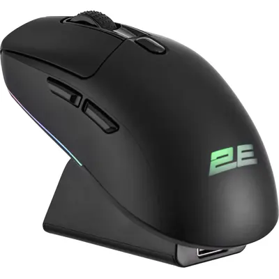 Gaming mouse 2E MG360 WL, USB-A/WL/BT, black (2E-MG360UB-WL)
