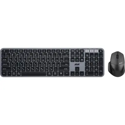 Klaviatura və mouse dəsti 2E MK440 2E-MK440WBGR_UA Grey qara