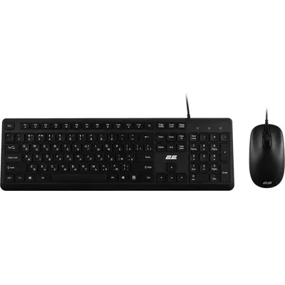 Klaviatura və mouse dəsti 2E MK405 USB-A, EN/UK, black (2E-MK405UBK_UA)