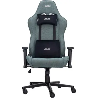 Gaming kreslo 2E BUSHIDO Lite, fabric, 2D-Armrests, dark green (2E-GC-BUS-ESGN)