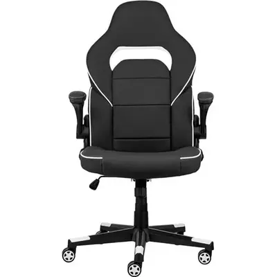 Gaming kreslo 2E HEBI, qara-ağ (2E-GC-HEB-BKWT)