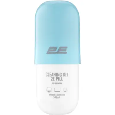 Təmizləmə dəsti 2E PILL, 140 ml, ağ-mavi (2E-SK140BL)