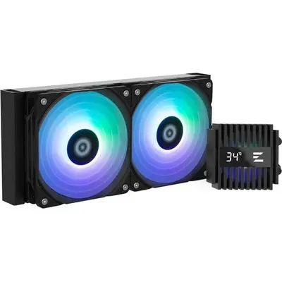 Su soyutma sistemi Zalman Alpha2 A24, qara (ALPHA2A24BLACK)