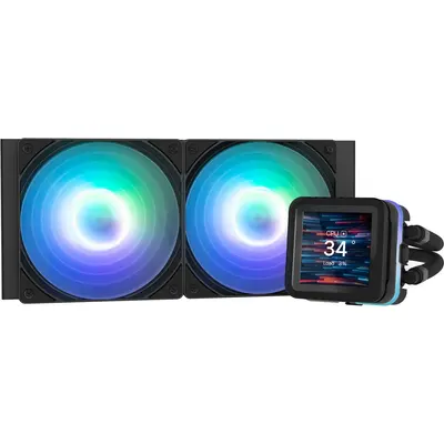 Su soyutma sistemi Zalman Alpha2 DS A24, qara (ALPHA2DSA24BLACK)
