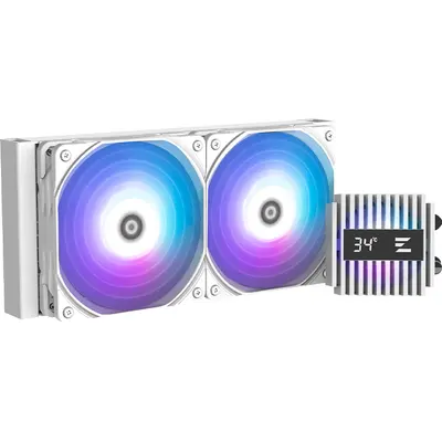Su soyutma sistemi Zalman Alpha2 A24, ağ (ALPHA2A24WHITE)
