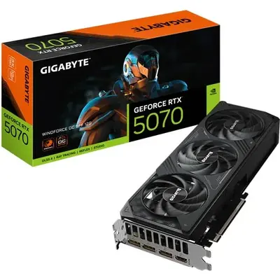 Videokart Gigabyte GeForce RTX 5070 WINDFORCE OC SFF 12GB GV-N5070WF3OC-12GD
