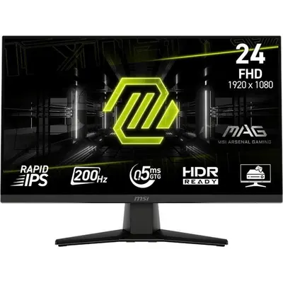 Gaming monitor MSI MAG 242F 23.8" IPS 200Hz 0.5ms FreeSync (9S6-3BC51T-007)