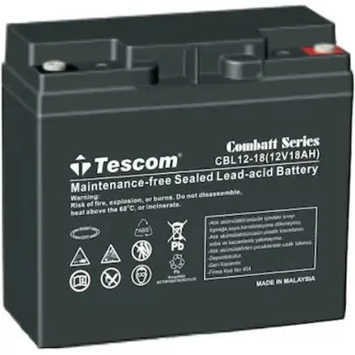 Akkumulyator Tescom Combat 12V 18Ah (BATT-12V-18AH)