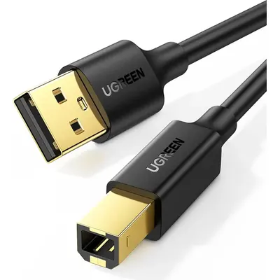 USB kabel Ugreen USB 2.0 AM – BM Print 2m (qara) (20847)