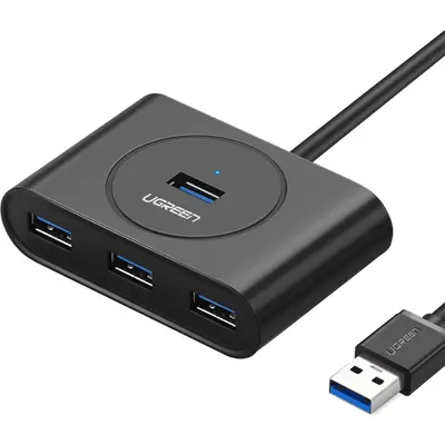 USB hub Ugreen USB 3.0 1m (qara) (20291)