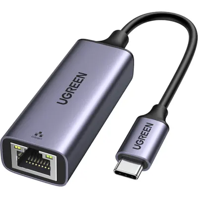 Ethernet adapter Ugreen USB Type-C – Gigabit, tünd boz (50737)