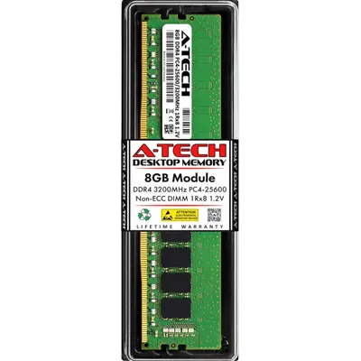 Operativ yaddaş (RAM) SK HYNIX 8GB DDR4 1Rx8 PC4-3200AA-UA2-11 UDIMM (HMA81GU6DJR8N-XN)