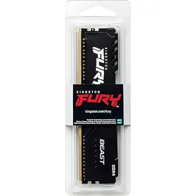Operativ yaddaş (RAM) Kingston FURY Beast Black 32GB 3200MHz DDR4 CL16 DIMM (KF432C16BB/32)