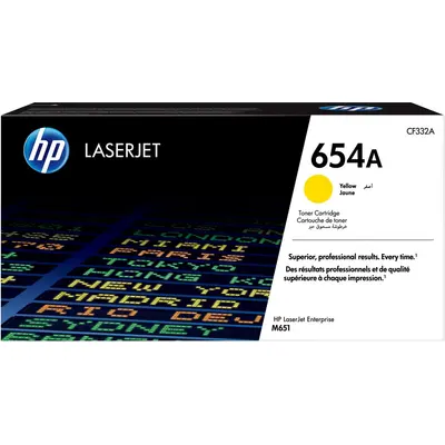 Toner kartric HP 654A Yellow LaserJet (CF332A)