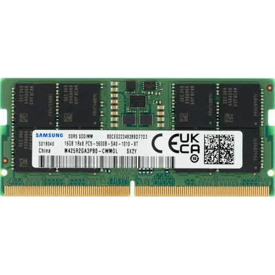 Operativ yaddaş (RAM) Samsung 16GB 1Rx8 DDR5 PC5-5600 SODIMM (M425R2GA3PB0-CWM)