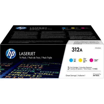 Toner kartric HP 312A 3-lü dəst Cyan/Magenta/Yellow LaserJet (CF440AM)