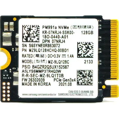SSD Samsung 128GB M.2 2230 PCIe NVMe PM991a (MZ9LQ128HCHQ-00BD1)