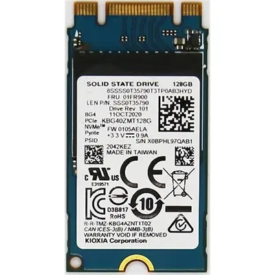 SSD Kioxia 128GB M.2 2242 PCIe NVMe (SSS0T35790)