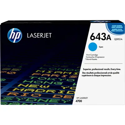 Toner kartric HP 643A Cyan LaserJet (Q5951A)