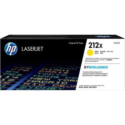 Toner kartric HP 212X yüksək tutumlu Yellow LaserJet (W2122X)