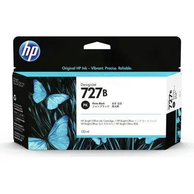 Mürəkkəb kartric HP 727 130 ml Photo Black DesignJet (B3P23A)