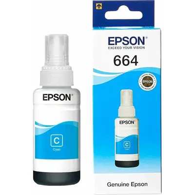 Mürəkkəb Epson L100 Cyan 70 ml (C13T66424A)