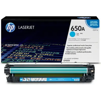 Toner kartric HP 650A Cyan LaserJet (CE271A)