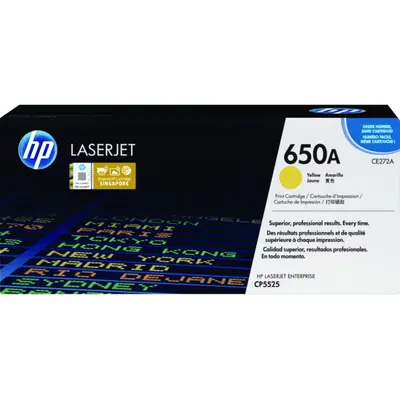 Toner kartric HP 650A Yellow LaserJet (CE272A)