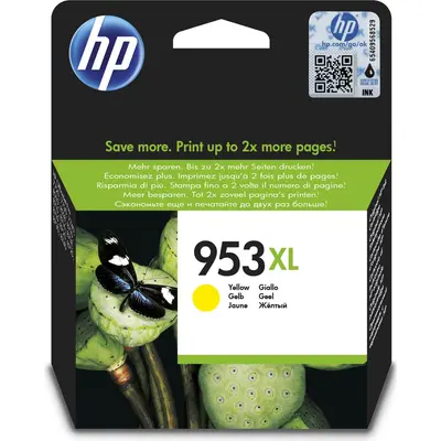 Mürəkkəb kartric HP 953XL yüksək tutumlu Yellow (F6U18AE)