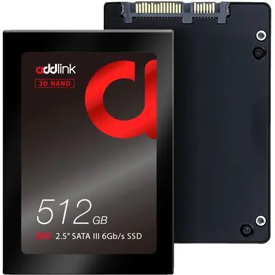 SSD Addlink 512GB 2.5” SATA III 6Gb/s (ad512GBS20S3S)