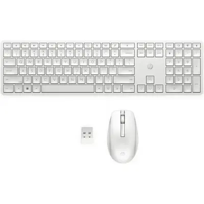 Klaviatura və mouse dəsti HP 655 White 860P8AA