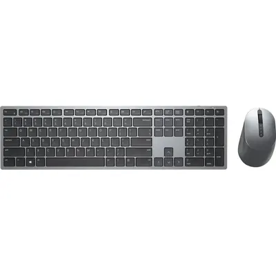DELL Premier Multi-Device KM7321W, klaviatura və siçan dəsti, simsiz, 2.4 GHz, Bluetooth 5.0, QWERTZ, alman, titan grey (KM7321WGY-GER)