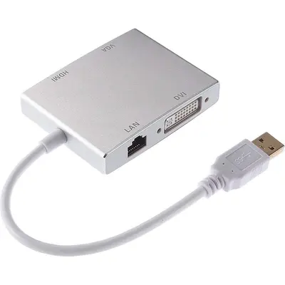 Adapter USB 3.0 – HDMI / VGA / DVI / RJ45