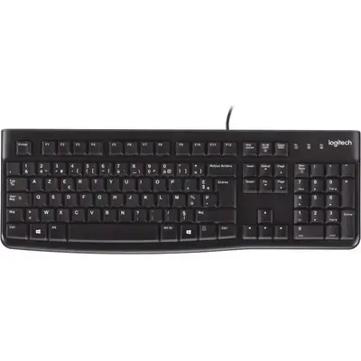Logitech K120, Keyboard, USB, French, AZERTY (920-002515)