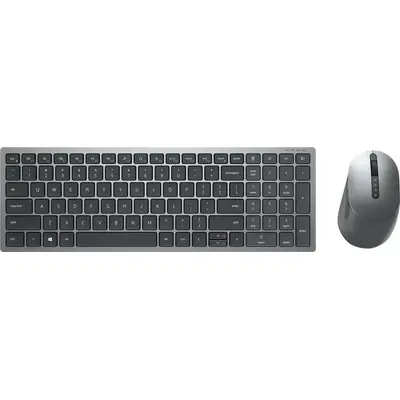 DELL Multi-Device KM7120W, klaviatura və siçan dəsti, Bluetooth, 2.4 GHz, alman (QWERTZ) (KM7120W-GY-GER)
