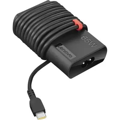 Lenovo ThinkPad 65W Slim AC Adapter (USB Type-C), Power adapter, AC 90-265 V, 65 Watt (4X20V24678)