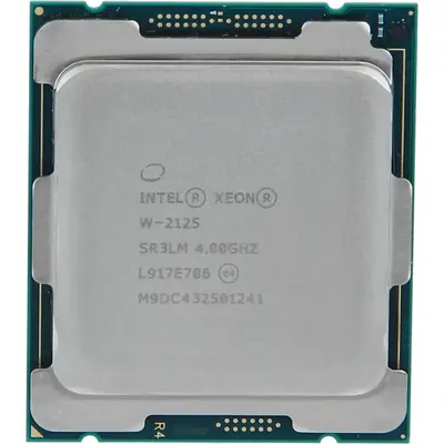 Intel Xeon W-2125 4-Core 4.00GHz (4.50GHz Boost 120W) (SR3LM)