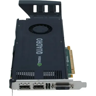 NVIDIA 3 GB GDDR5, 2x DisplayPort, 1x DVI (NVIDIA-Quadro-K4000)