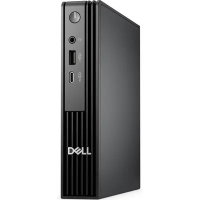 DELL Pro Micro QCM1250, Micro, Core i7 i7-14700T / up to 5.2 GHz, RAM 16 GB, SSD 512 GB, NVMe, TLC, UHD Graphics 770, IEEE 802.11ax (Wi-Fi (MJ5TK)